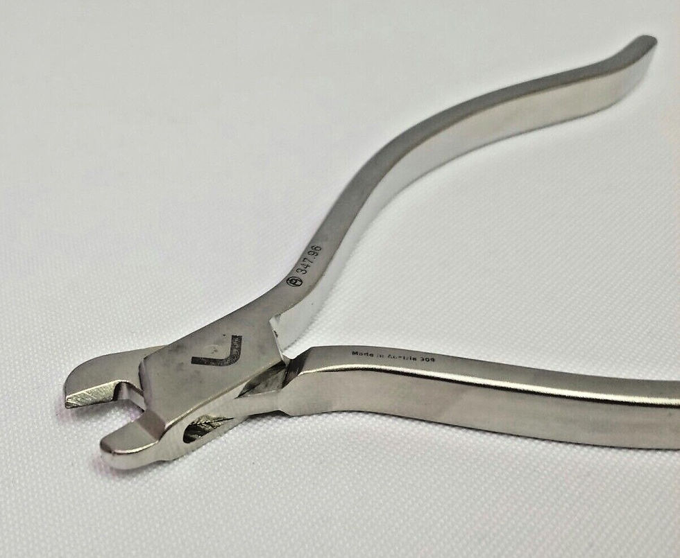 Thumbnail: Synthes 347.96 Right Angle Craniofacial Bending Pliers US46 Orthopedic Trauma