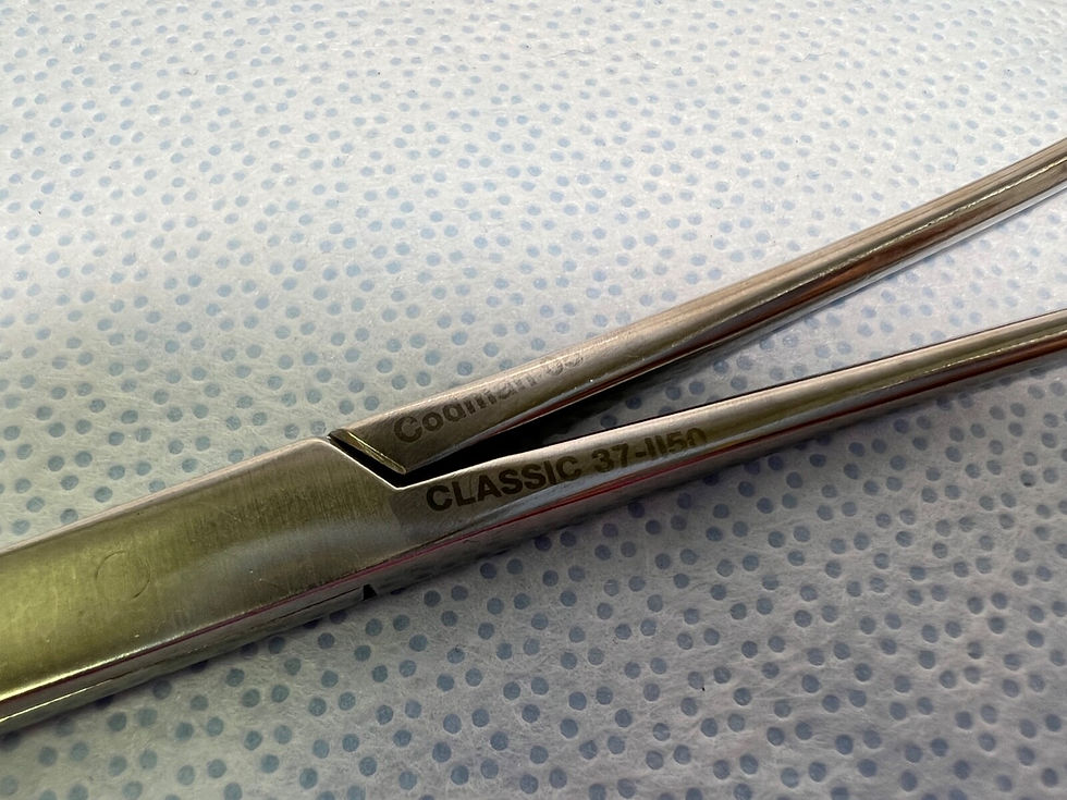 Thumbnail: Lot Of 3 Codman 37-1150 DeBakey Peripheral Vascular Clamps