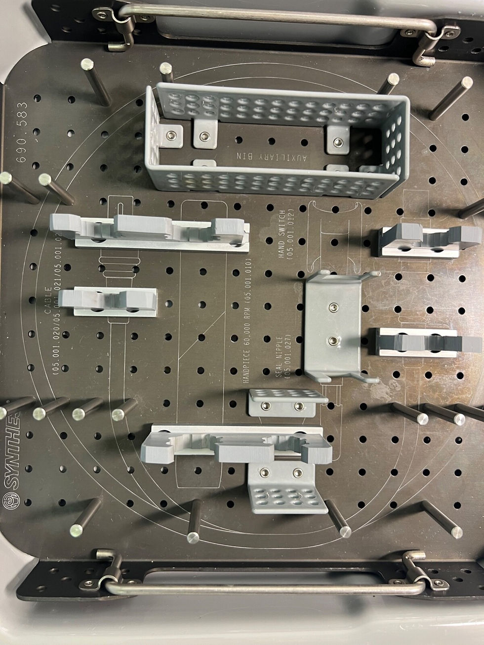 Thumbnail: Synthes Neuro Fixation System Sterilization Tray CCMED406