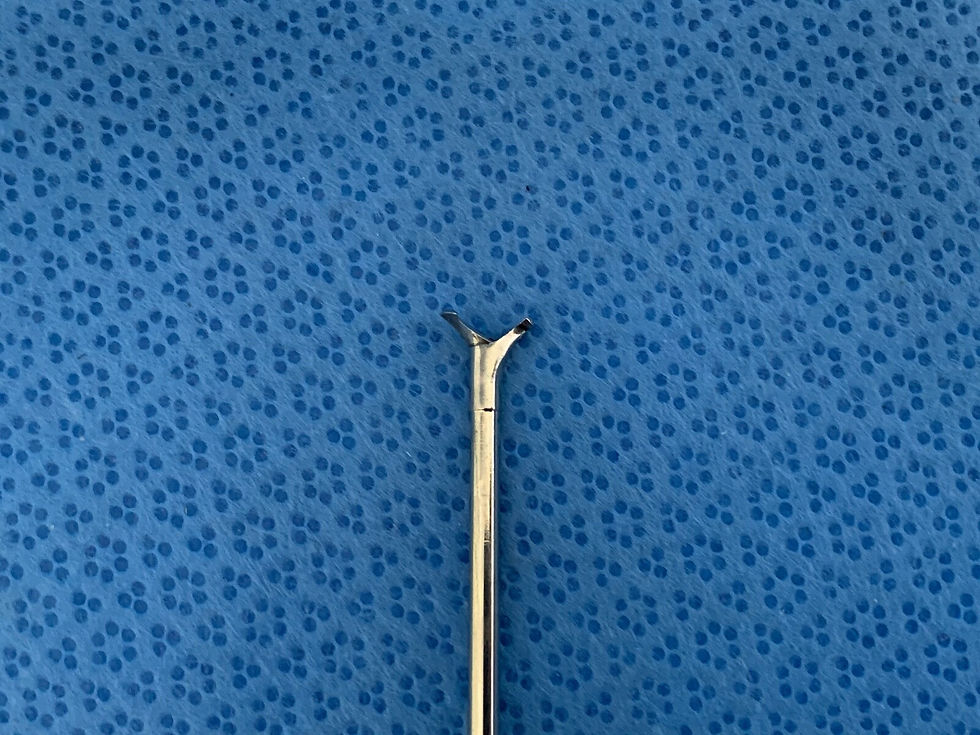 Thumbnail: Acufex 010803 Arthroscopy forceps, Hook scissors cuts left to right