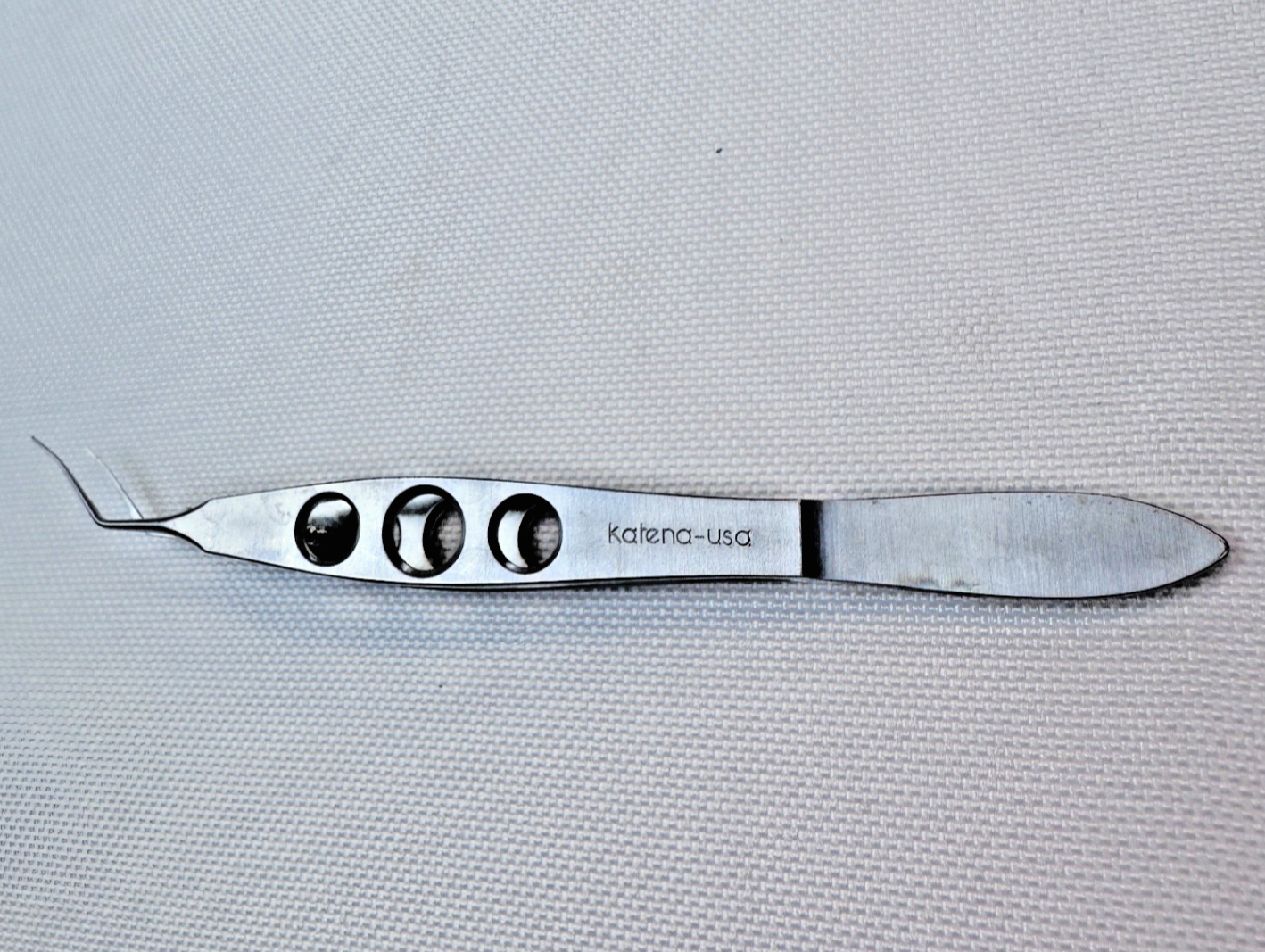 Katena-Usa K5-5080 Kraff Capsule Tag Forceps Angled Shafts