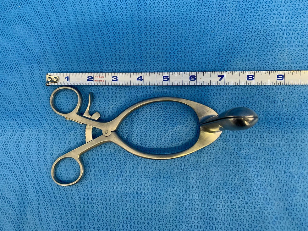 Thumbnail: Jarit 475-120 Barr Self-Retaining Anal Retractor OBGYN