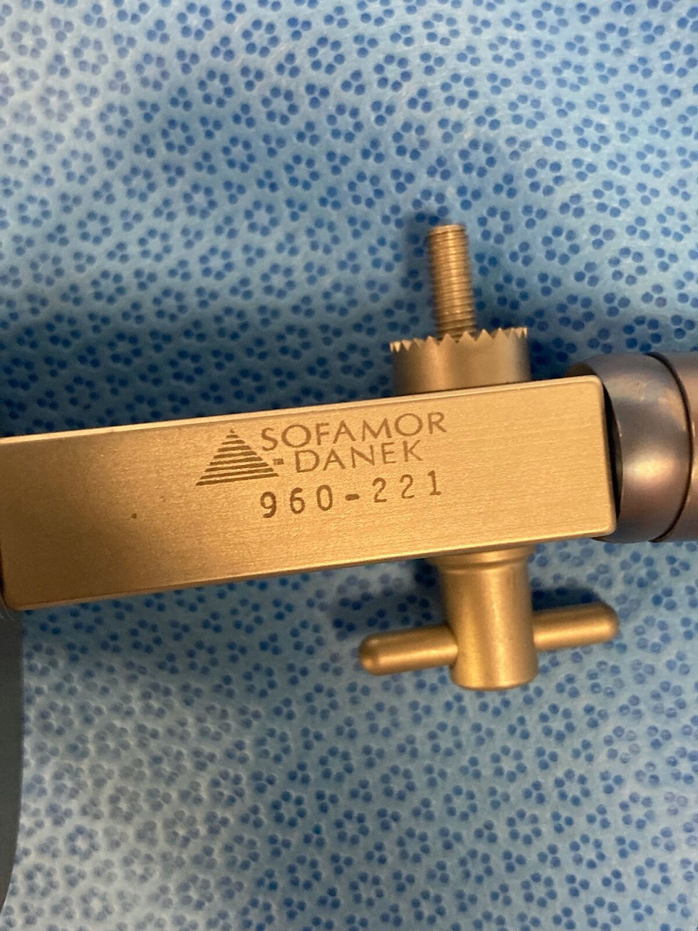 Thumbnail: Medtronic Sofamor Danek 960-221 Titanium Flex Arm Neurology Spine