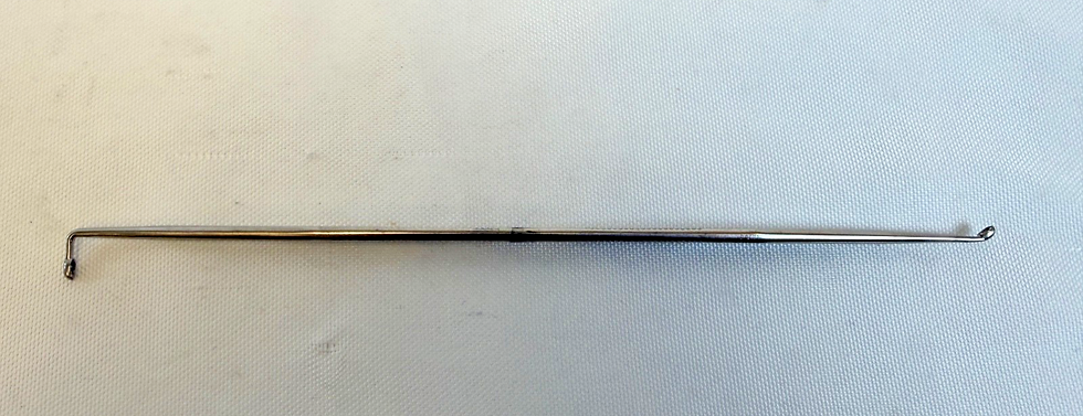 Thumbnail: Karl Storz 628720 Double Ended Curette Curved Oval Tips 2.2mm x 2.7mm 19cm ENT