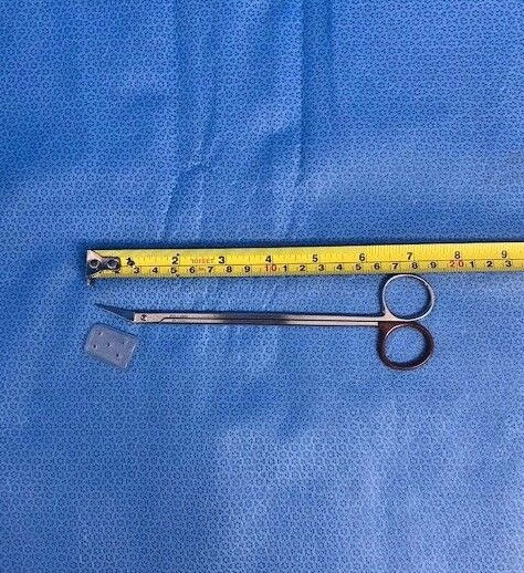 Thumbnail: Pilling 35-1250, 2.3mm Potts-Smith Cardio Scissor 7-1/2" 25°