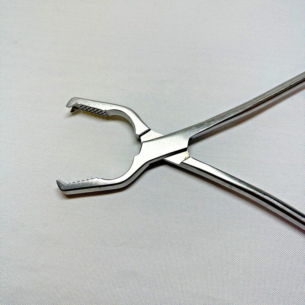 Thumbnail: Miltex Integra 27-20 Bone Holding Forceps, 13 in. , Plain
