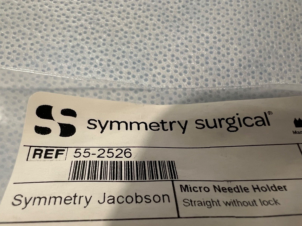 Thumbnail: Symmetry 55-2526 Straight Jacobson Micro Needle Holder w/ Out Lock 8-3/4" Length