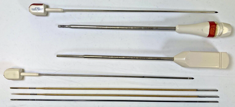 Thumbnail: Set of 7 Zimmer Biomet Juggerknot 1.5mm Shoulder Cannulas & Obturators w/ Case