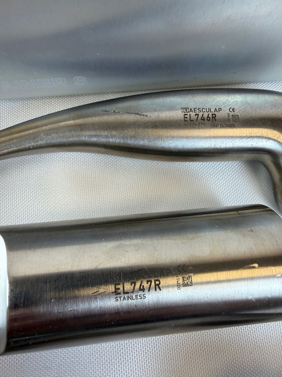 Thumbnail: 6 Piece Aesculap Sherback Vaginal Specula Set w/ SterilContainer S OBGYN