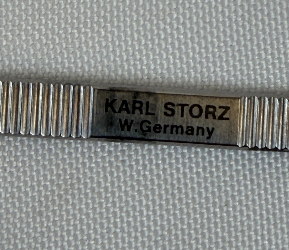 Thumbnail: Karl Storz 628720 Double Ended Curette Curved Oval Tips 2.2mm x 2.7mm 19cm ENT