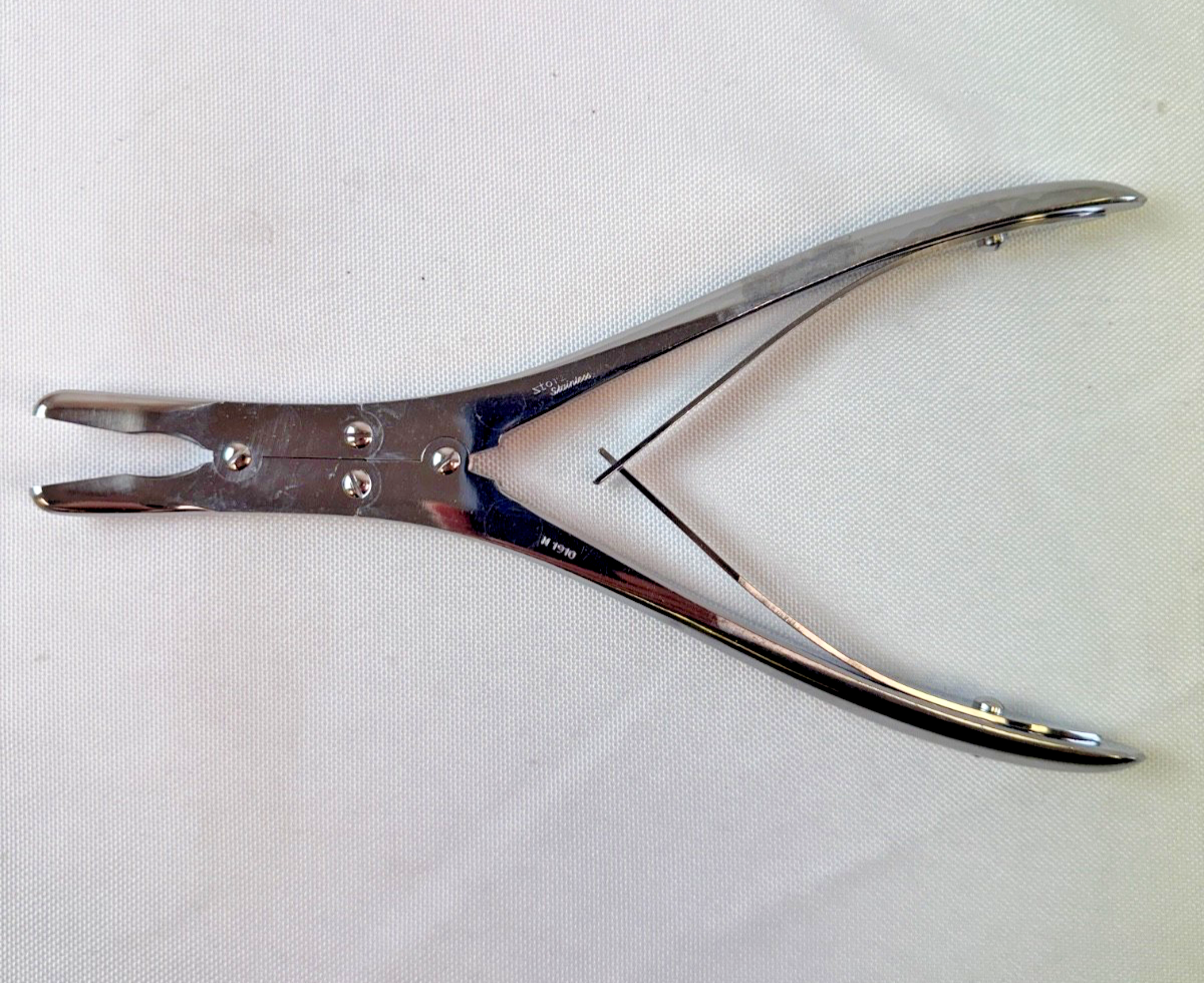 Storz N1910 Bone Rongeur 5mm x 15mm Double Action Angled Jaws 7.5" Orthopedics