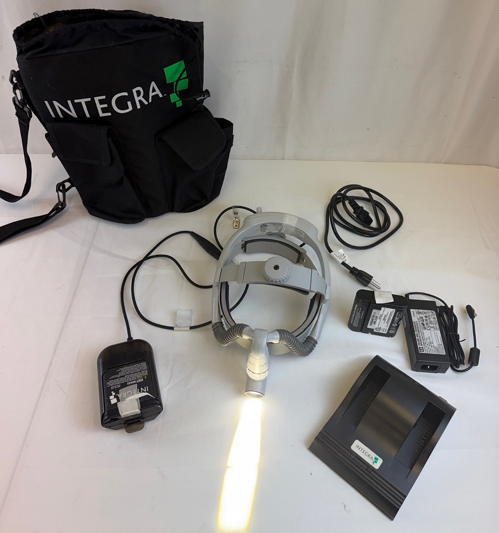 Thumbnail: Integra 90500 Battery Powered LED Headlight System w/ 2 Batteries Charger & Bag