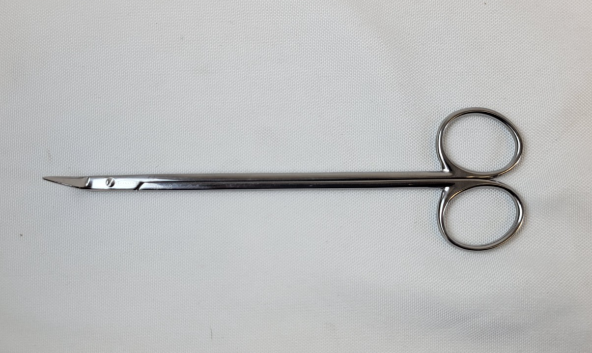 SCANLAN 7007-68 DeMartel Scissors, 90-Degree Bent-on-Flat Angle