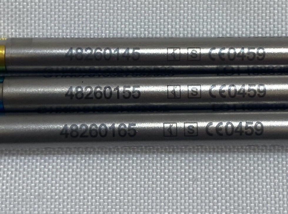 Thumbnail: Set of 3 Stryker 4.5 5.5 6.5mm Cannulated Tap XIA3 Serrato Orthopedics Spine