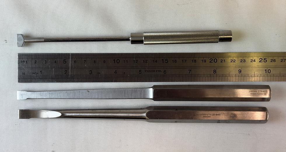 Thumbnail: Set of 3 Symmetry & Amerisurg Bone Impactors 10" & 8.5" Orthopedics Neurology