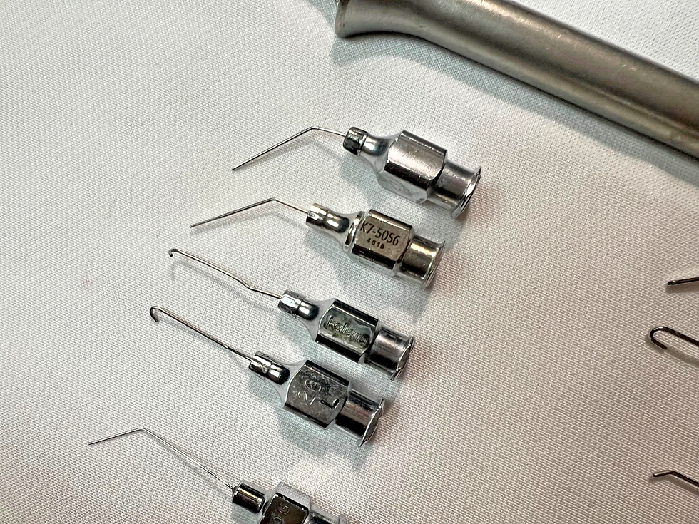 Thumbnail: Set Of 16 Ophthalmic Irrigation/Aspiration Handpiece, Gauges & Accessories