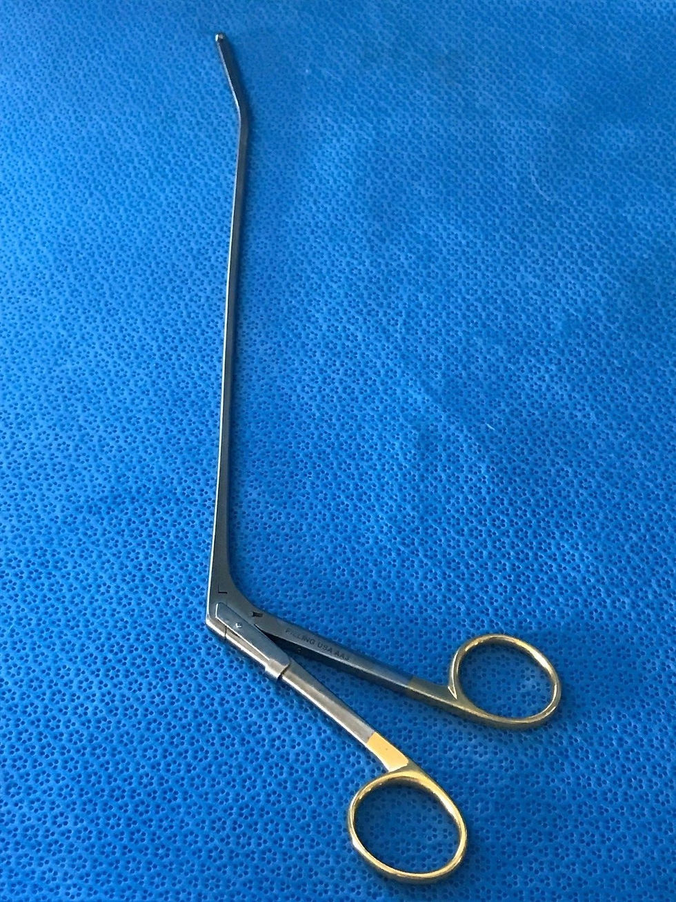 Thumbnail: Circon ACMI KSR34CC / Pilling AA3 Long 15° Upswept 4mm Cup Bite Forcep, Surgical
