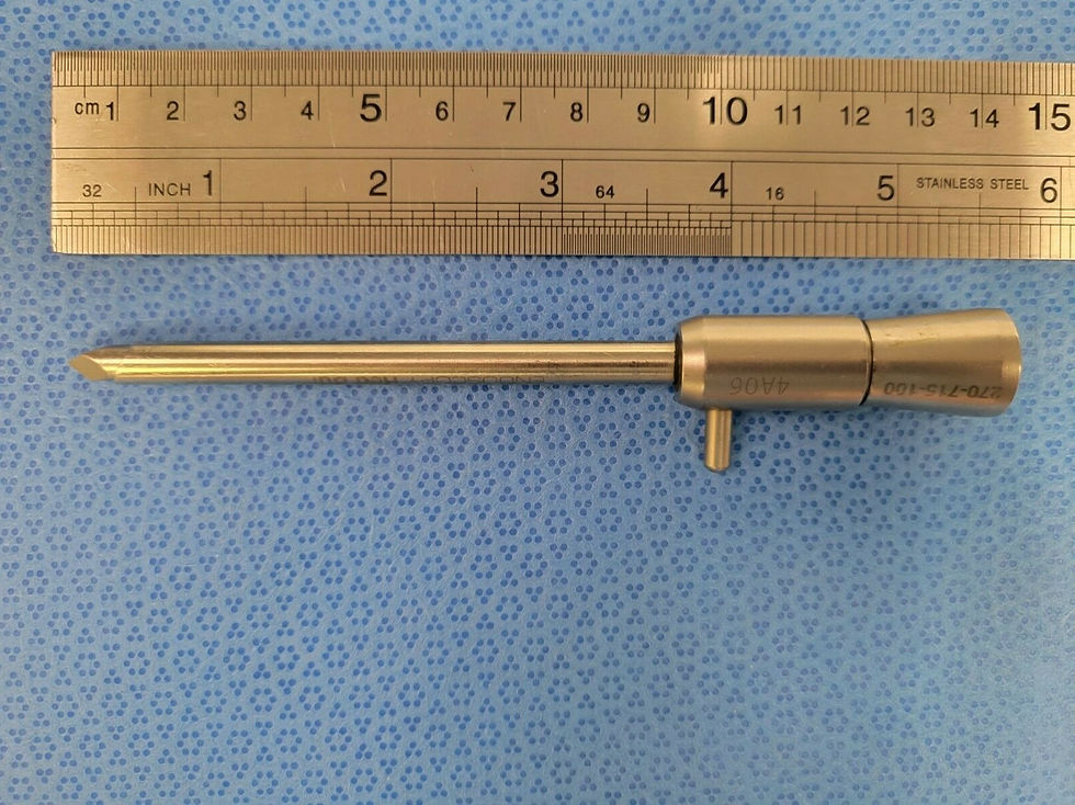 Thumbnail: Stryker 270-718 4.5mm Cannula for Red Cutter With Trocar Urology