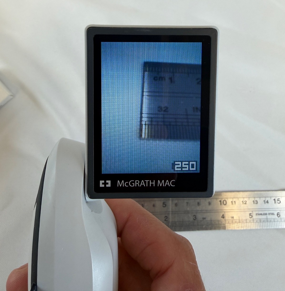 Thumbnail: McGrath Mac Video Laryngoscope Medical Device New Battery 250 of 250