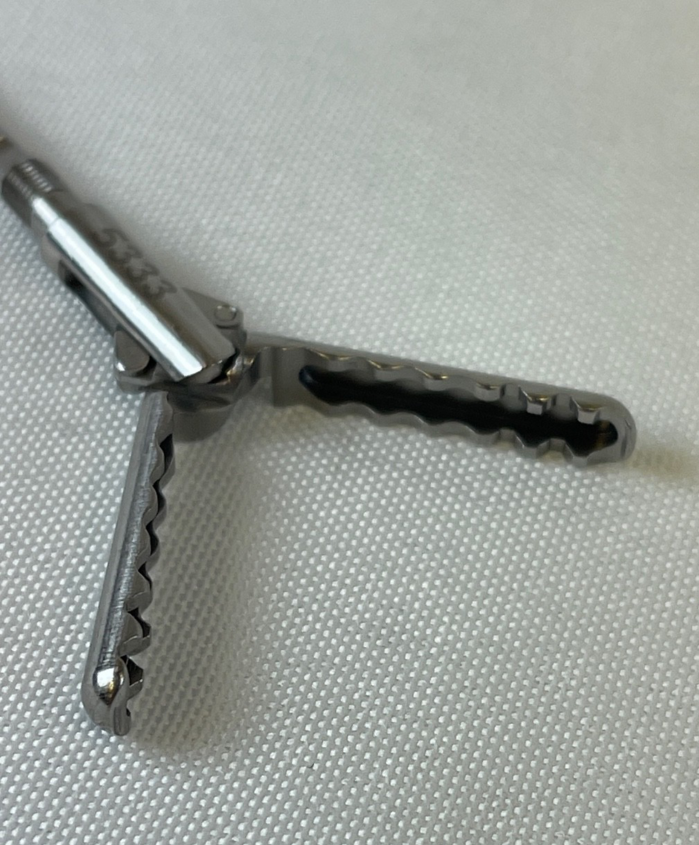Thumbnail: Endoplus 5333 5mm Atraumatic Double Action Grasper Laparoscopy Insert 22.1mm Jaw