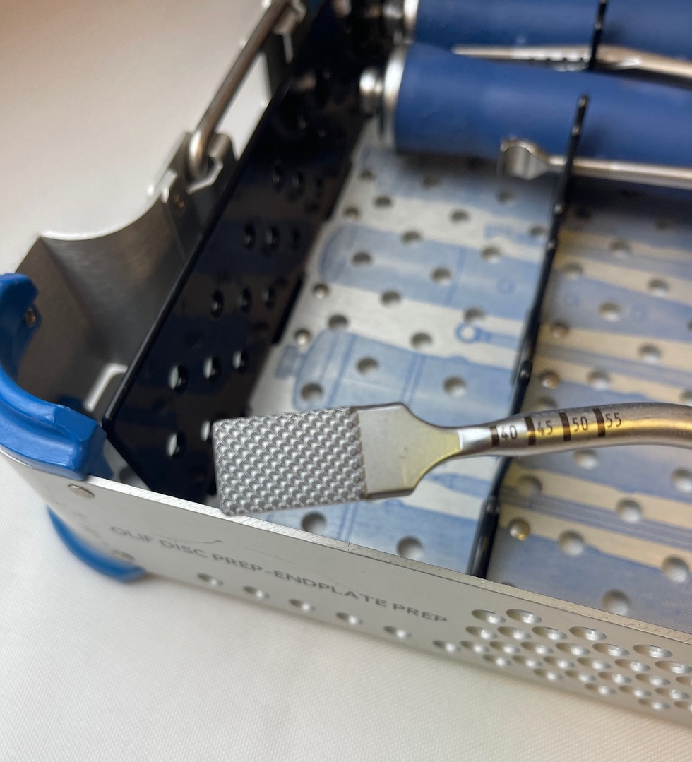 Thumbnail: Medtronic 2159009 OLIF Disc Prep-Endplate Prep Tray Orthopedic Neurology Spine