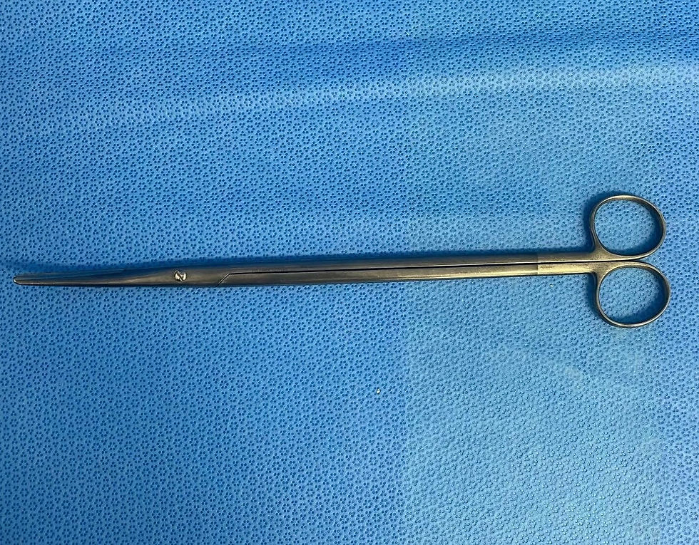 Thumbnail: Pilling 34-2169 Surgical Metzenbaum Scissors