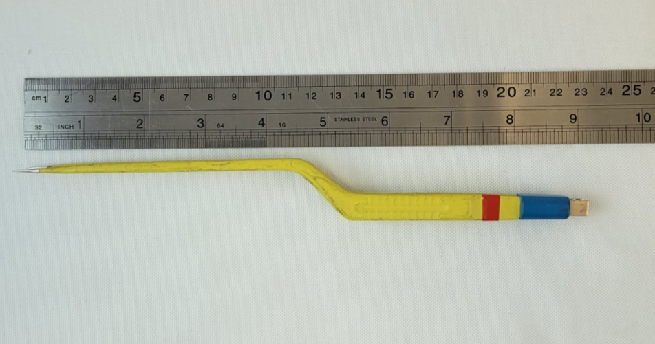 Thumbnail: Aesculap GK846R Insolated Bipolar Surgical Forceps, WL 4.5", TL 9"