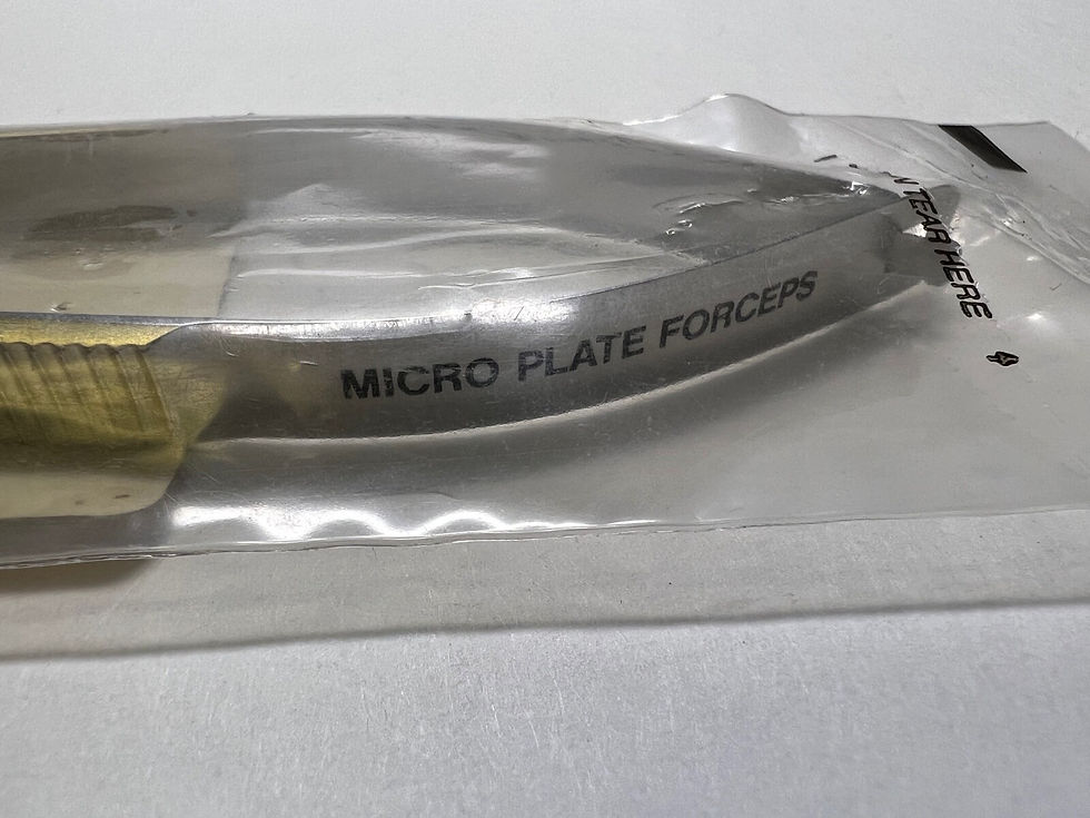 Thumbnail: Synthes 348.98 Orthopedic Micro Holding Forceps, Locking US707