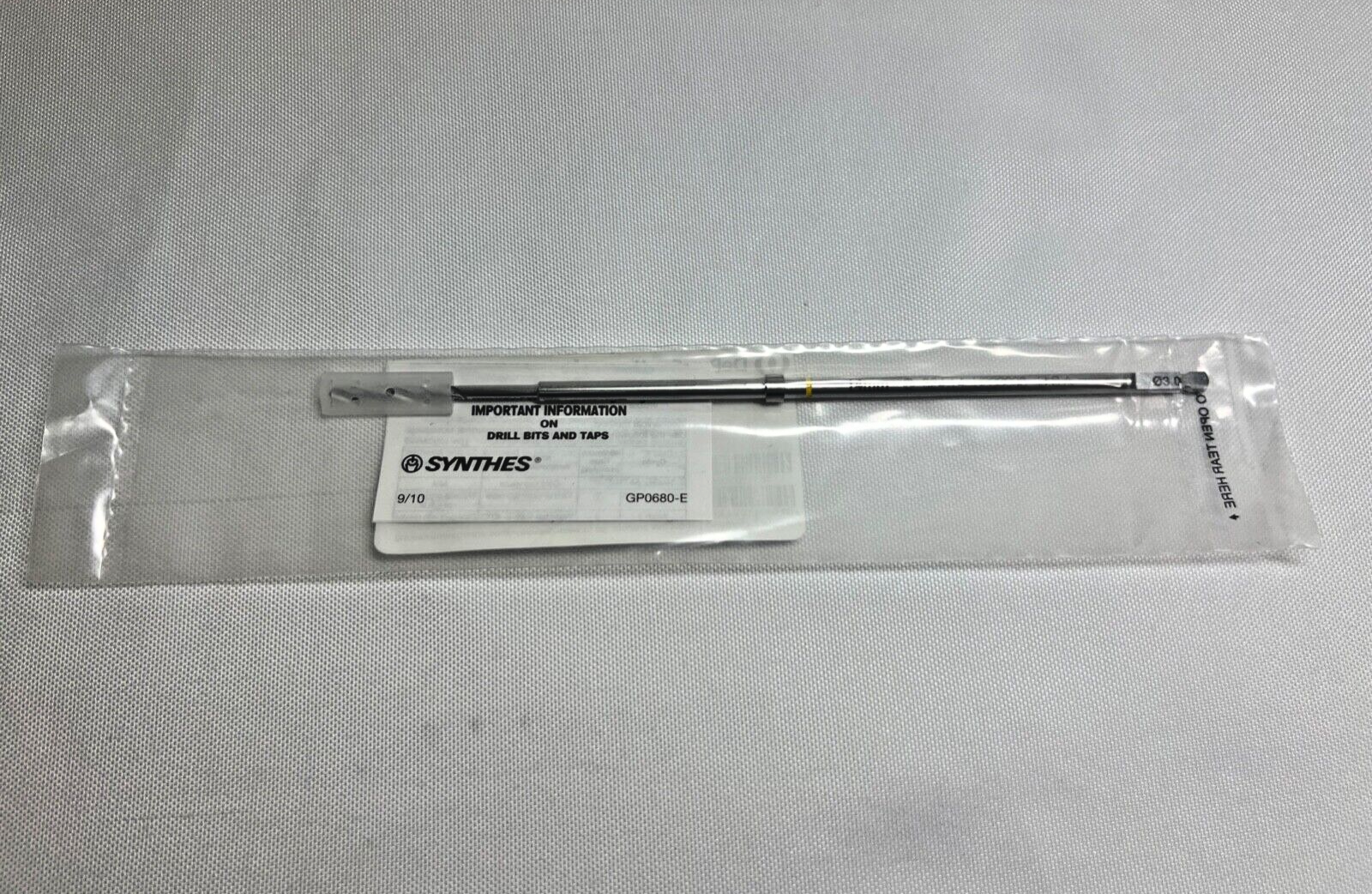 Synthes 324.14 3.0mm Drill Bit w/ 14mm Stop US246 Orthopedic Trauma