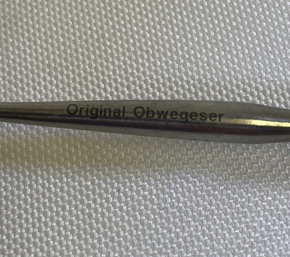 Thumbnail: W. Lorenz 01-7815 Obwegeser Periosteal Elevator Straight & Curved Ends 21.5cm