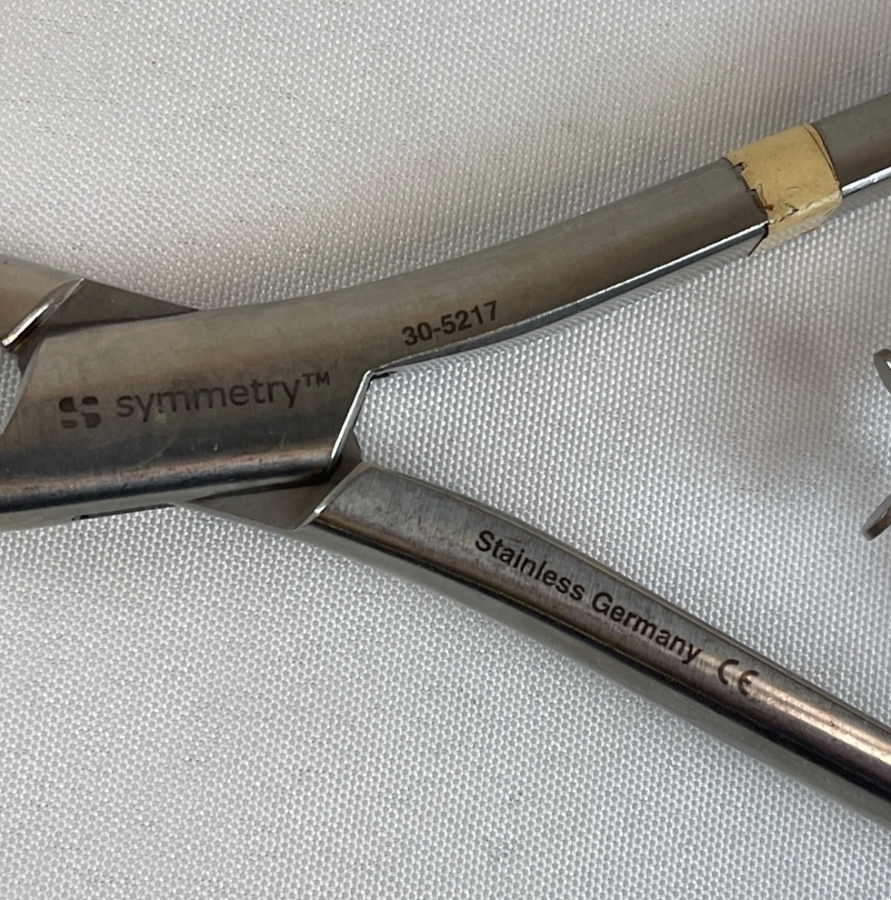 Thumbnail: Symmetry 30-5217 Luer Bone Rongeur Straight 8mm Jaw 7" Length Orthopedics Neuro