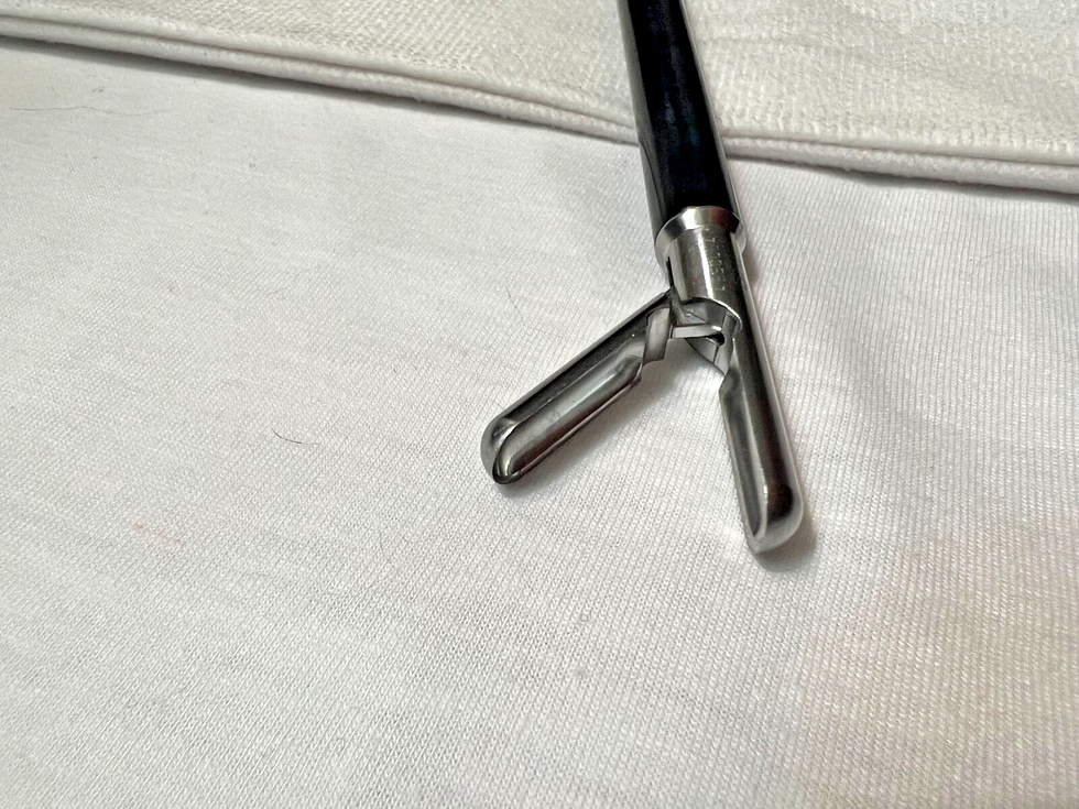 Thumbnail: Aesculap PO705R ADTEC Laparoscopic Monopolar Large Biopsy Forceps 10mm X 31cm