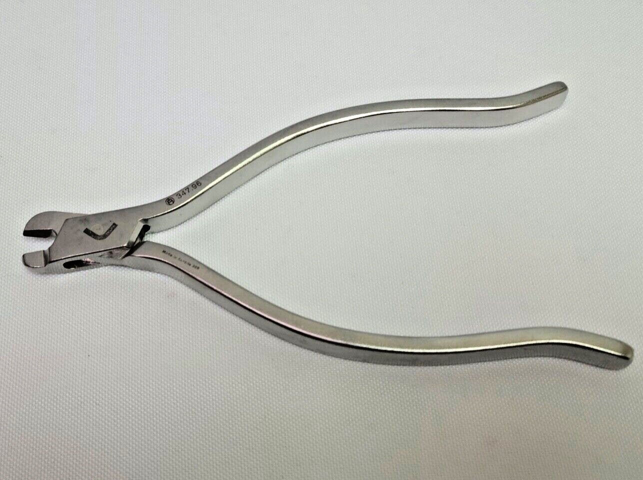 Synthes 347.96 Right Angle Craniofacial Bending Pliers US46 Orthopedic Trauma