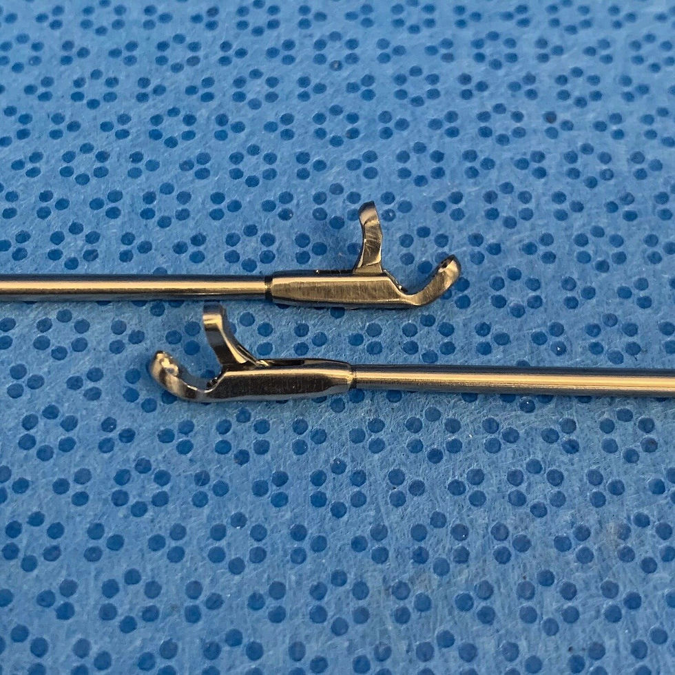 Thumbnail: Set of Millennium 72-426467 Laryngeal Left&Right 2mm Jako-Kleinsser Cup Forceps