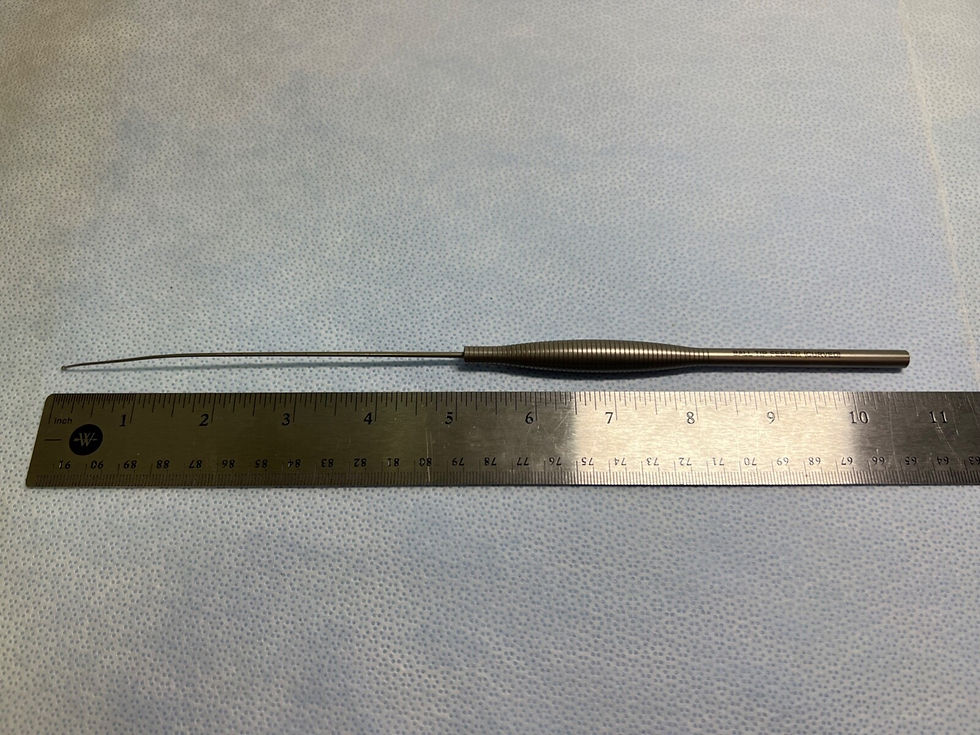 Thumbnail: Synthes 2997-04-130 Curved Ball Tip Feeler US1251