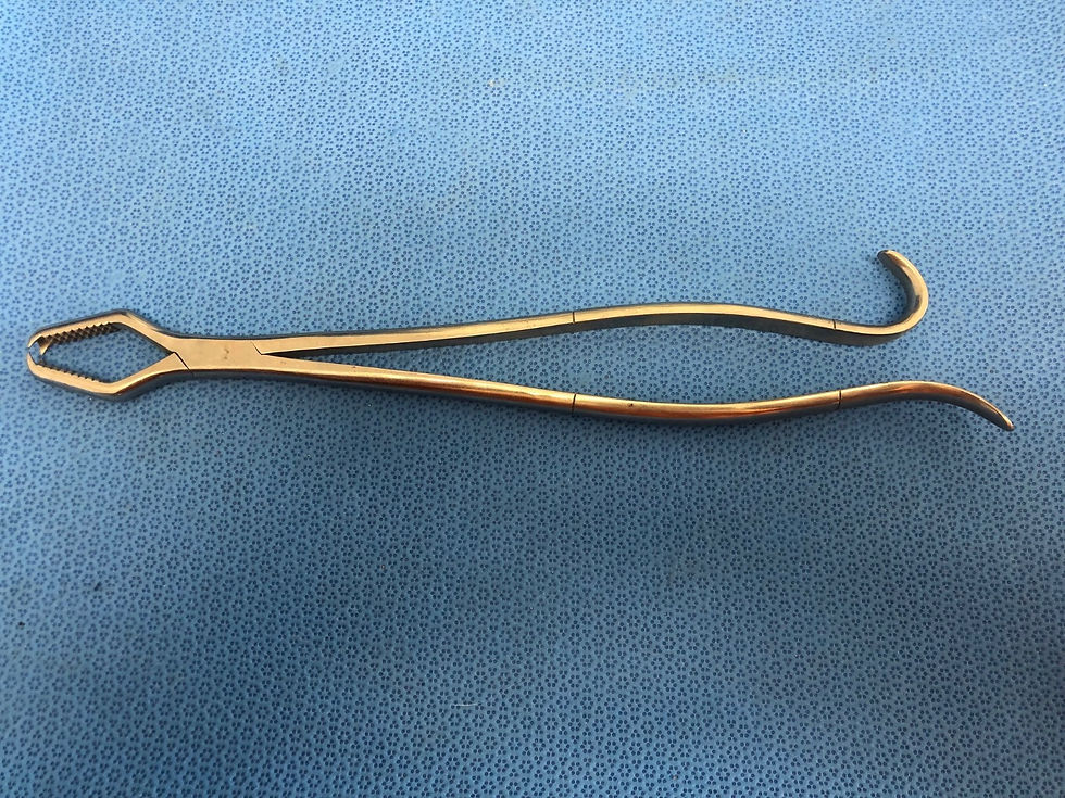 Thumbnail: LANE BONE HOLDING FORCEPS 13" WITHOUT RATCHET, 30 Day Warranty