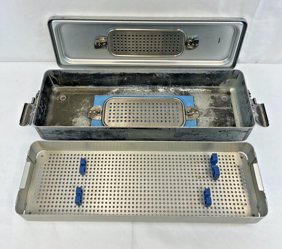 Thumbnail: Case Medical SC03NG Dual Laparoscope Sterilization Case 18.5" x 5.8" x 3"