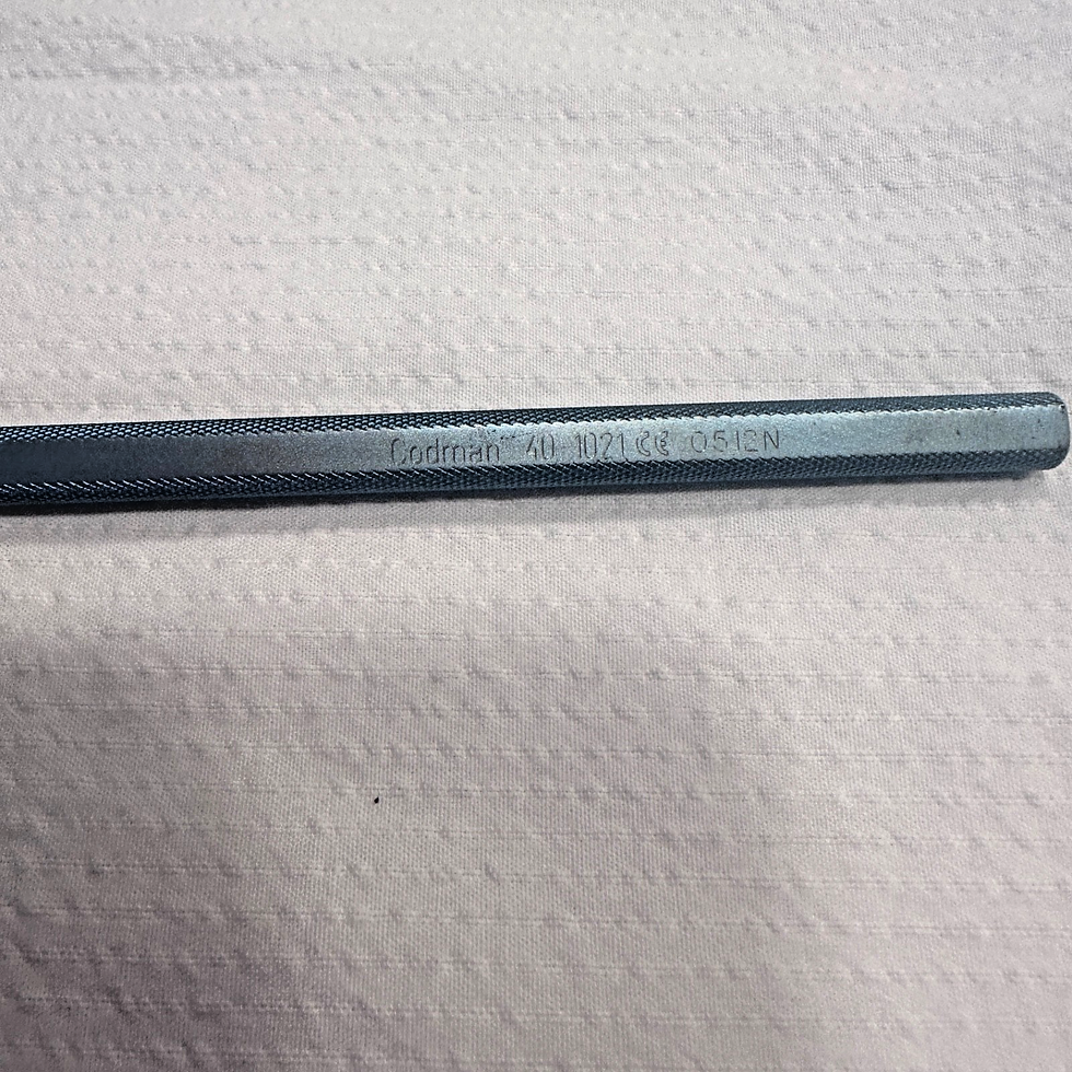 Thumbnail: Codman 40-1021 Stecher Knife, Angled Left, 8"