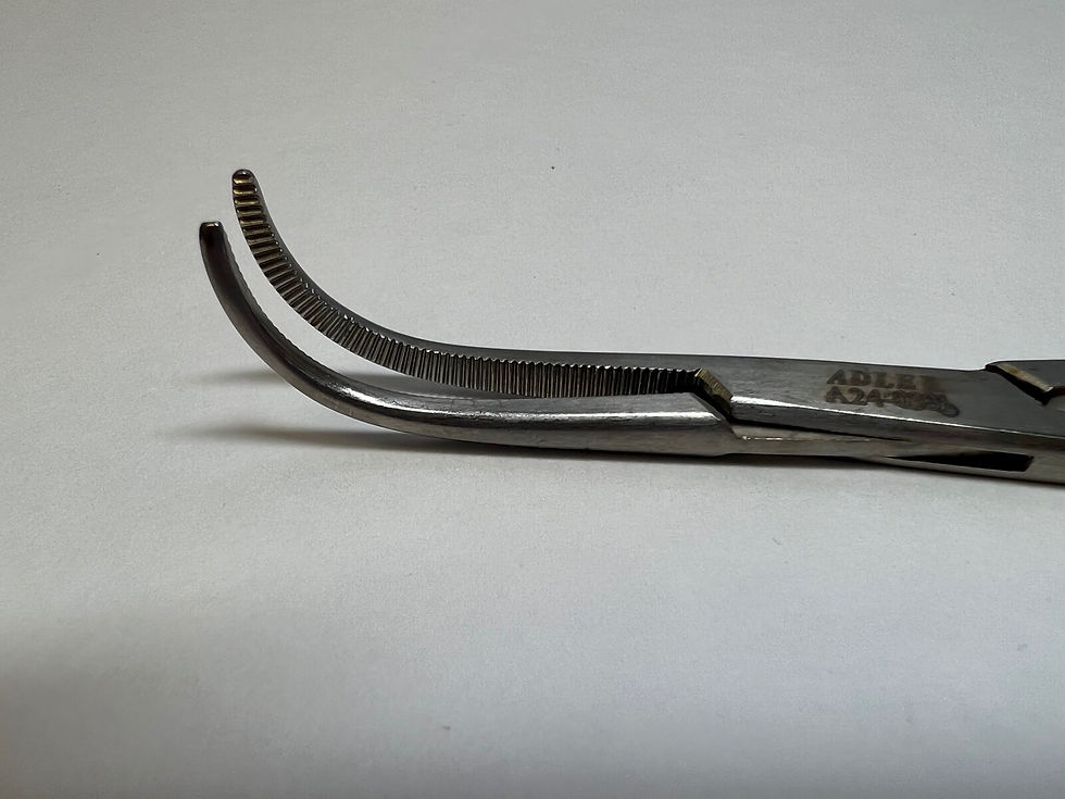 Thumbnail: Adler A24-0331 Mosquito Forceps, Curved Serrated Jaws