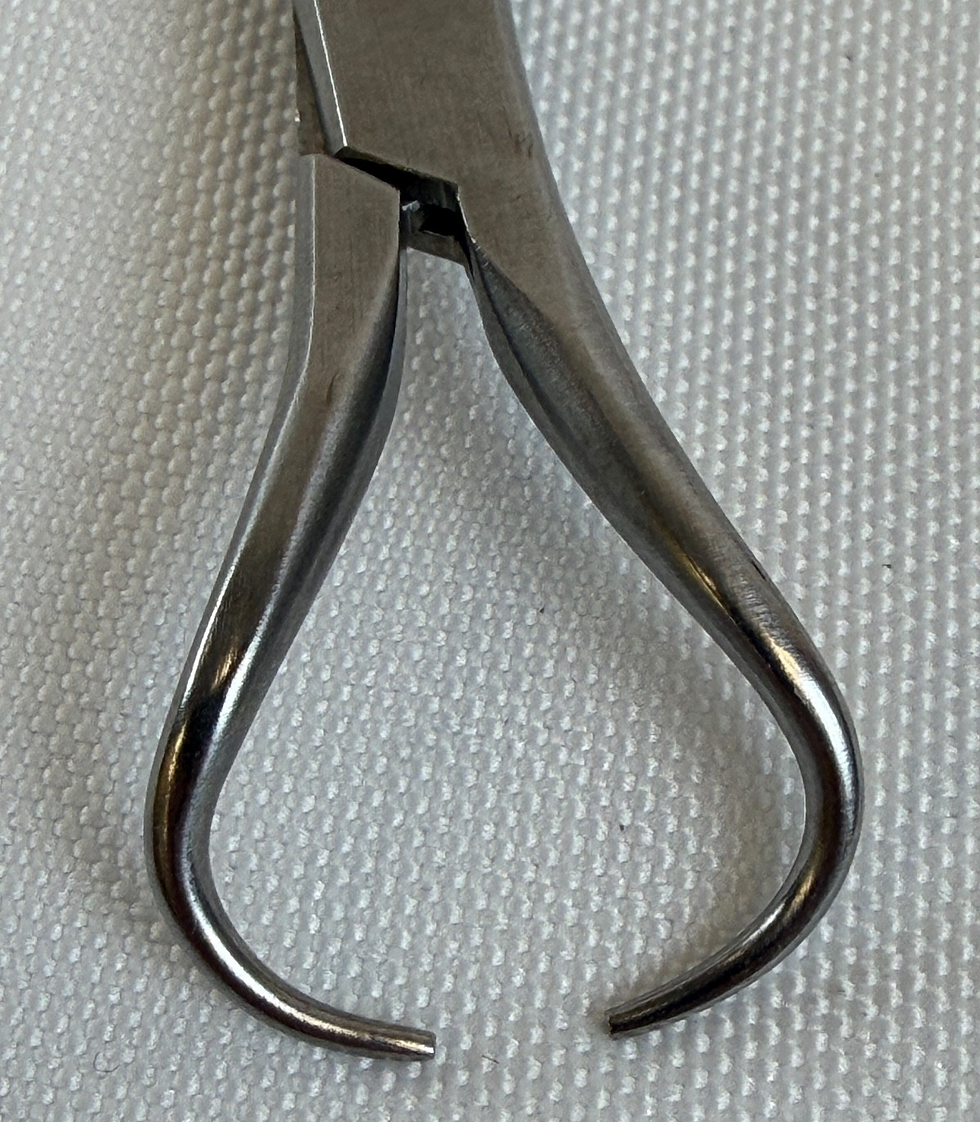 Thumbnail: Zimmer 2480-72 Pointed Bone Reduction Forceps 5.5" Orthopedics Trauma