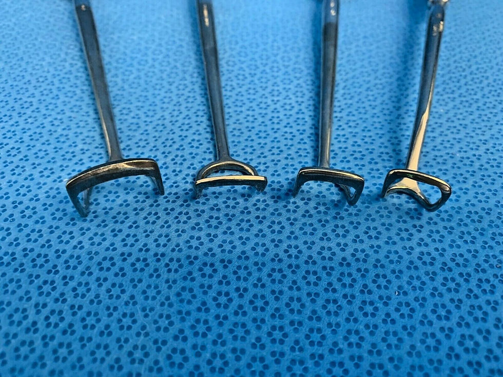 Thumbnail: Storz/Sklar Set of 4 Barnhill Adenoid Curettes Sizes 0/1/2/3, ENT