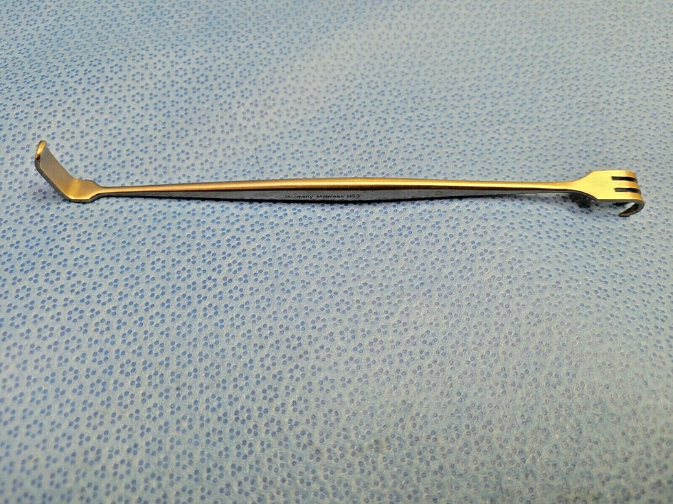 Thumbnail: Hermann H118-16017 17cm Double Ended Sharp Senn Retractor Orthopedic