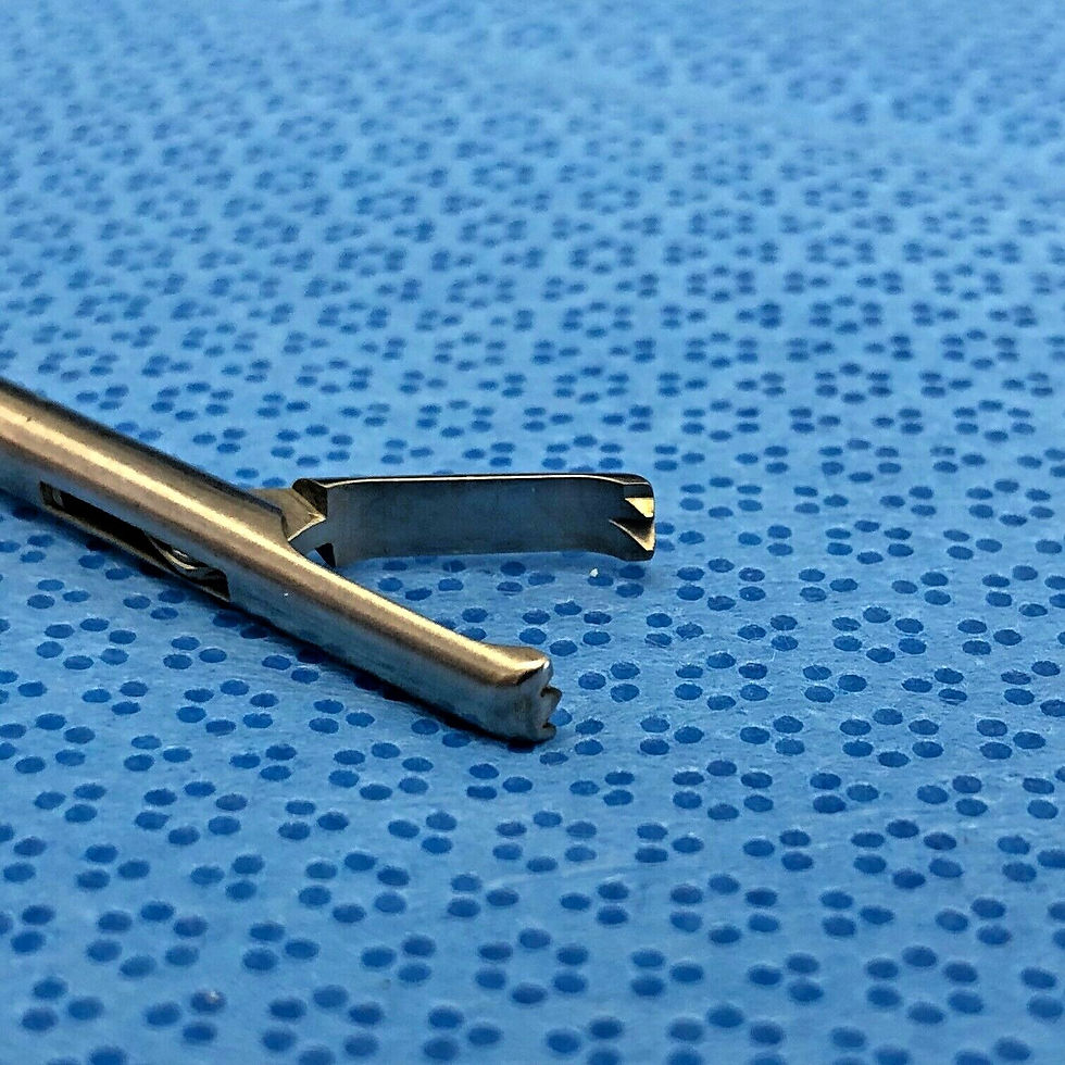 Thumbnail: Jarit 600-137 Claw 5mm x 32cm Spring Loaded Grasping Forceps Orthopedic