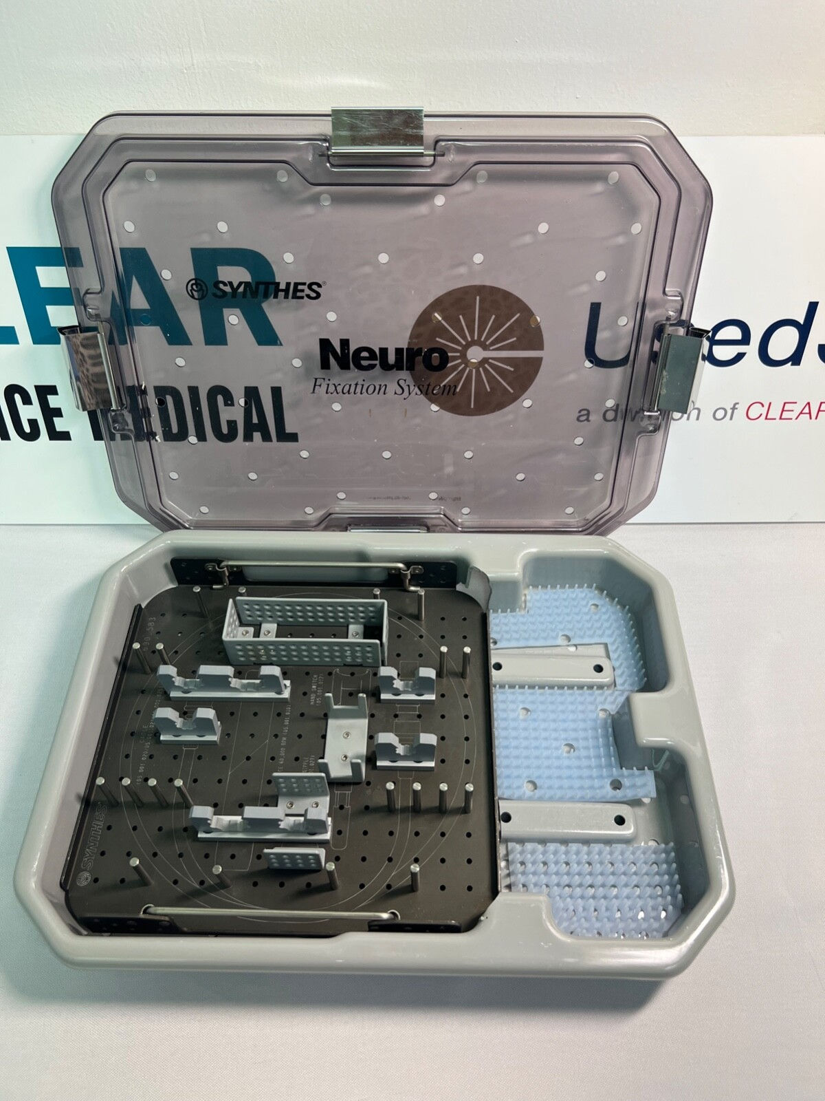 Synthes Neuro Fixation System Sterilization Tray CCMED406