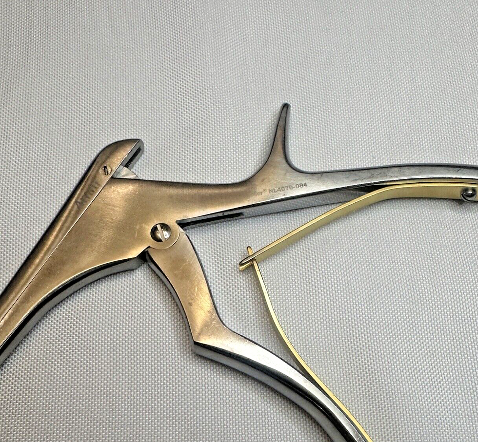 Thumbnail: V. Mueller NL4070-084 Spurling 90° Angled UpCutting 4MM Bite Rongeur Neuro Spine
