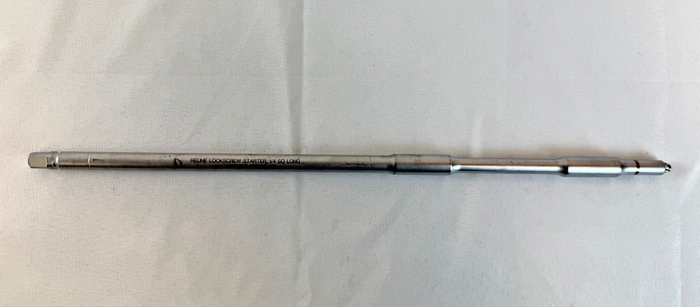 Thumbnail: Nuvasive 10000747 Reline Long Lockscrew Starter Driver 1/4" Connection Neurology