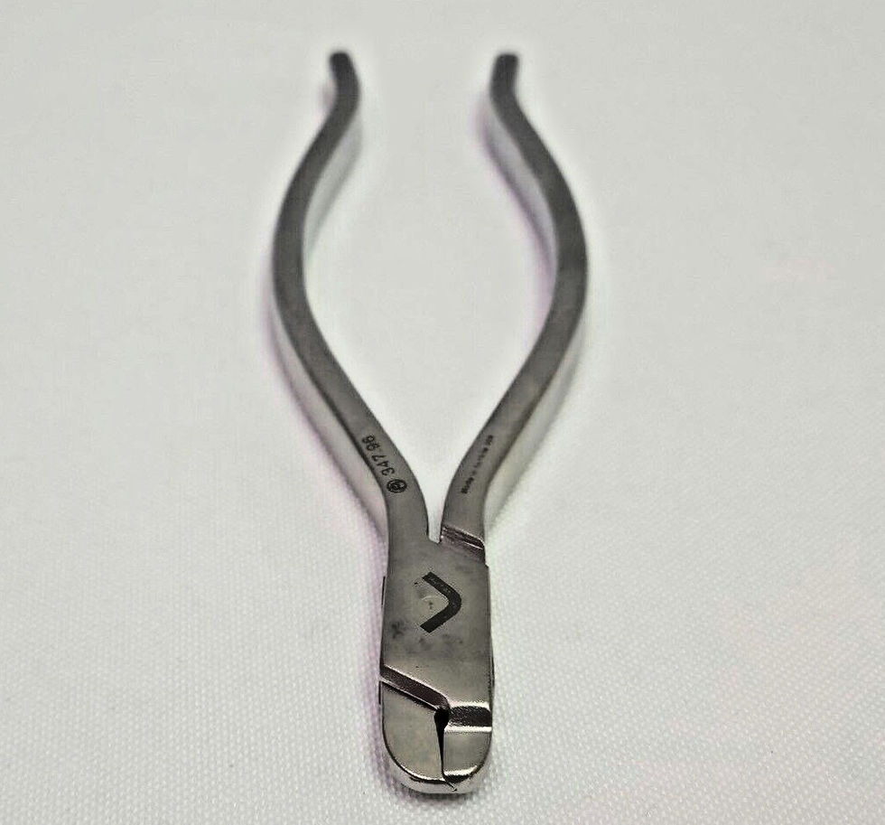 Thumbnail: Synthes 347.96 Right Angle Craniofacial Bending Pliers US46 Orthopedic Trauma