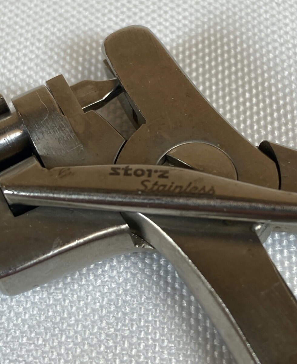 Thumbnail: Karl Storz N3150 Universal Handle w/ N3179 3mm x 7mm Blakesley Punch Insert ENT