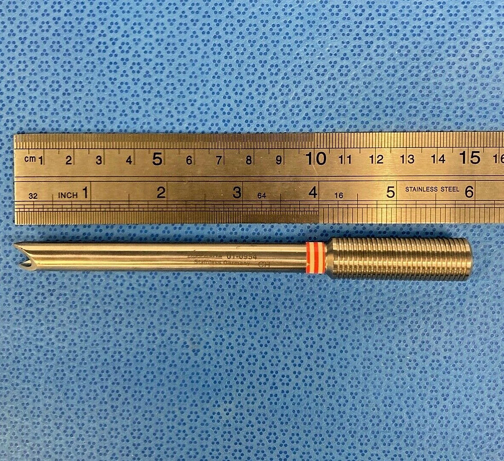 Thumbnail: W. Lorenz 01-0954 O.S.U. Trephine Champy Trephine Orthopedic Neuro Spine