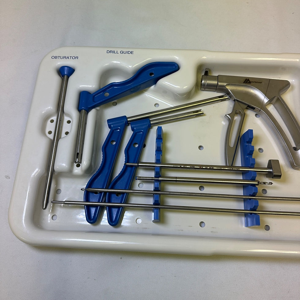 Thumbnail: 9 Piece Innovasive Devices 2700 ROC Fastener System Universal Tray Arthro Ortho